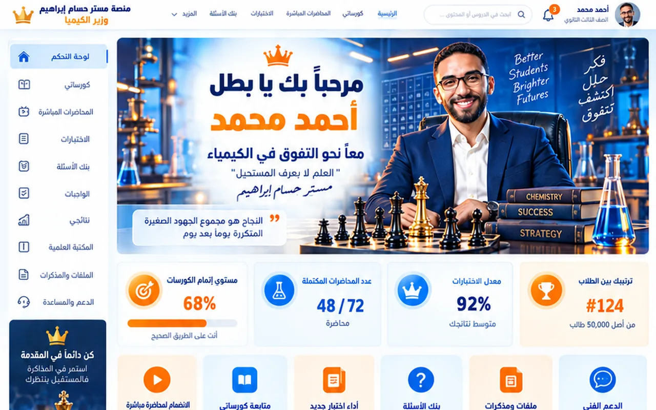 لوحة الطالب